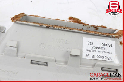 14-17 Mercedes W222 S550 S600 S550e Front A/C Dashboard Trim Cover Gray OEM