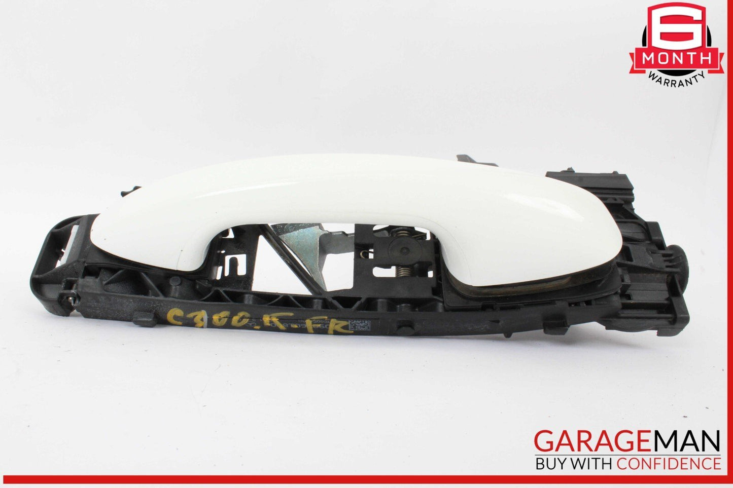 15-20 Mercedes W205 C300 Front Right Keyless Go Exterior Door Handle White OEM