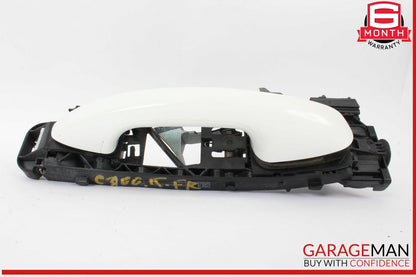 15-20 Mercedes W205 C300 Front Right Keyless Go Exterior Door Handle White OEM