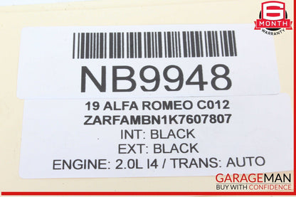 17-23 Alfa Romeo Giulia Rear Right Passenger Side Door Lock Latch Actuator OEM