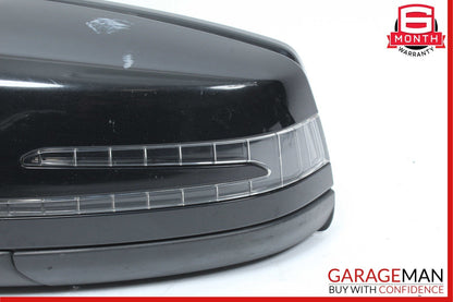 12-14 Mercedes W204 C250 C350 Front Left Side Mirror Rear View Door Black