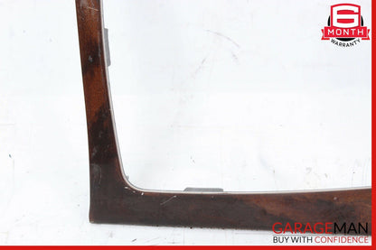 08-15 Mercedes W204 C250 E350 Center Console Shift Shifter Trim Bezel Wood