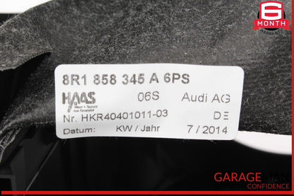 14-17 Audi SQ5 Steering Column Cover Trim Panel Black 8R1858345A OEM
