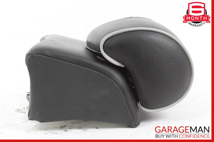 03-13 Maserati Quattroporte M139 Rear Center Seat Headrest Black OEM