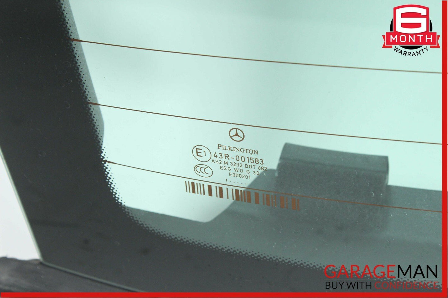 12-16 Mercedes R172 SLK250 SLK350 Rear Windshield Back Window Glass Panel OEM