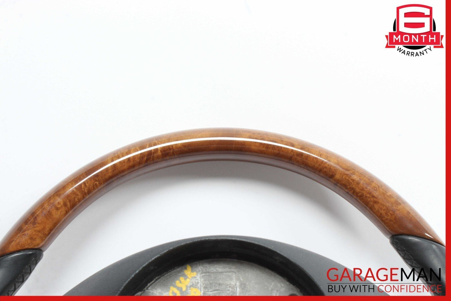 09-12 Mercedes R171 SLK300 SL550 SLK350 3 Spoke Steering Wheel Wood OEM