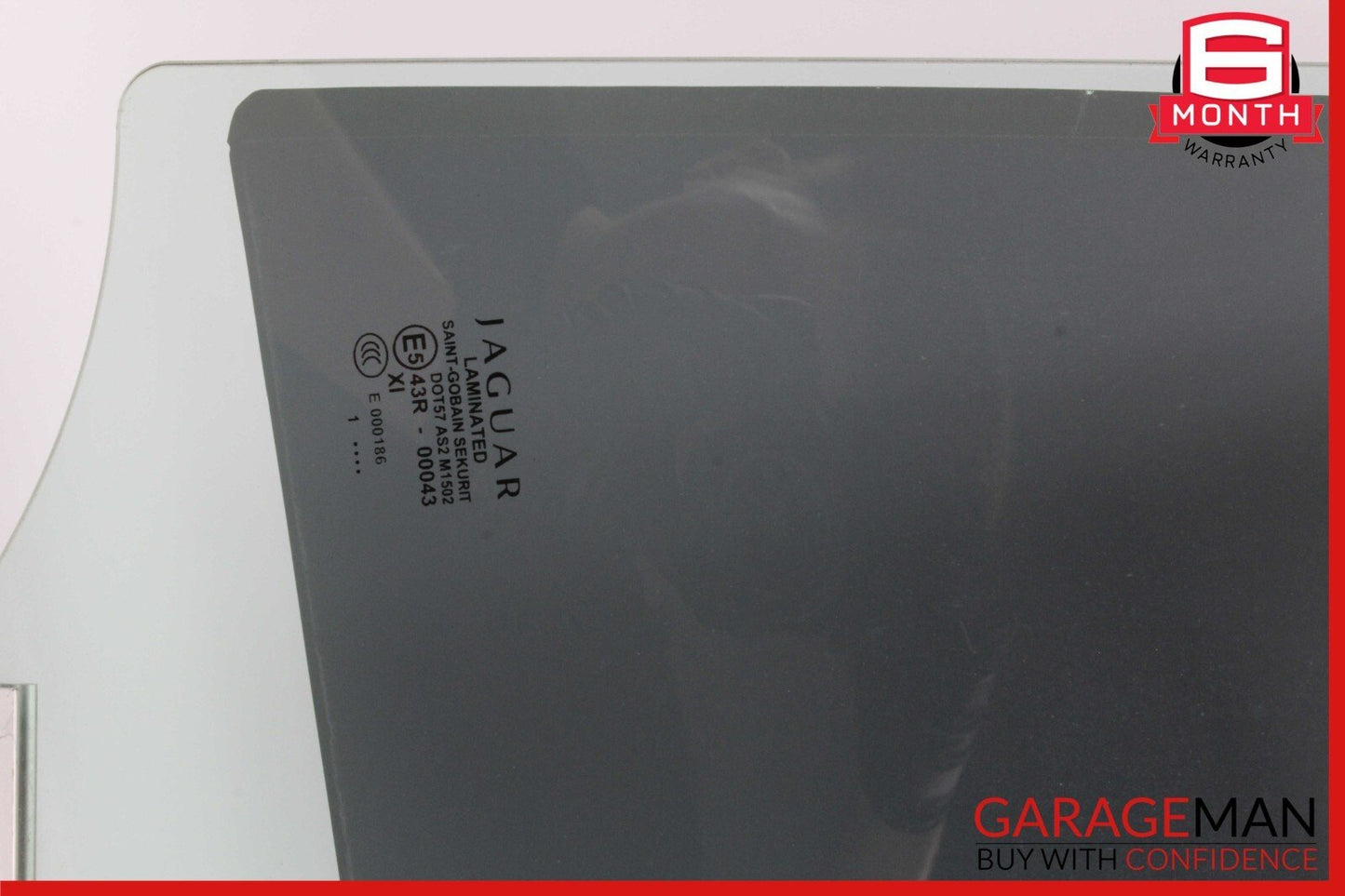 10-15 Jaguar XJ XJR Rear Left Driver Side Door Window Glass OEM