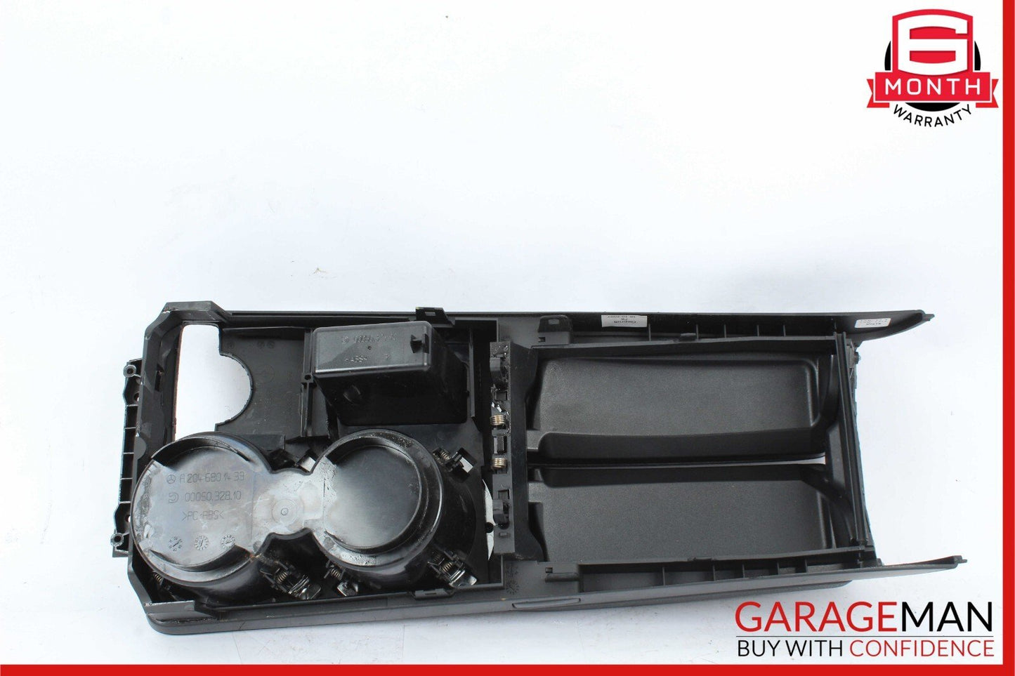 08-11 Mercedes W204 C300 Center Console Arm Rest Armrest Cup Holder Black OEM