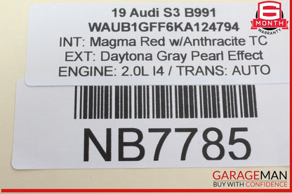 17-20 Audi S3 A3 Front Right Passenger Side Window Regulator Motor 5Q0959801B