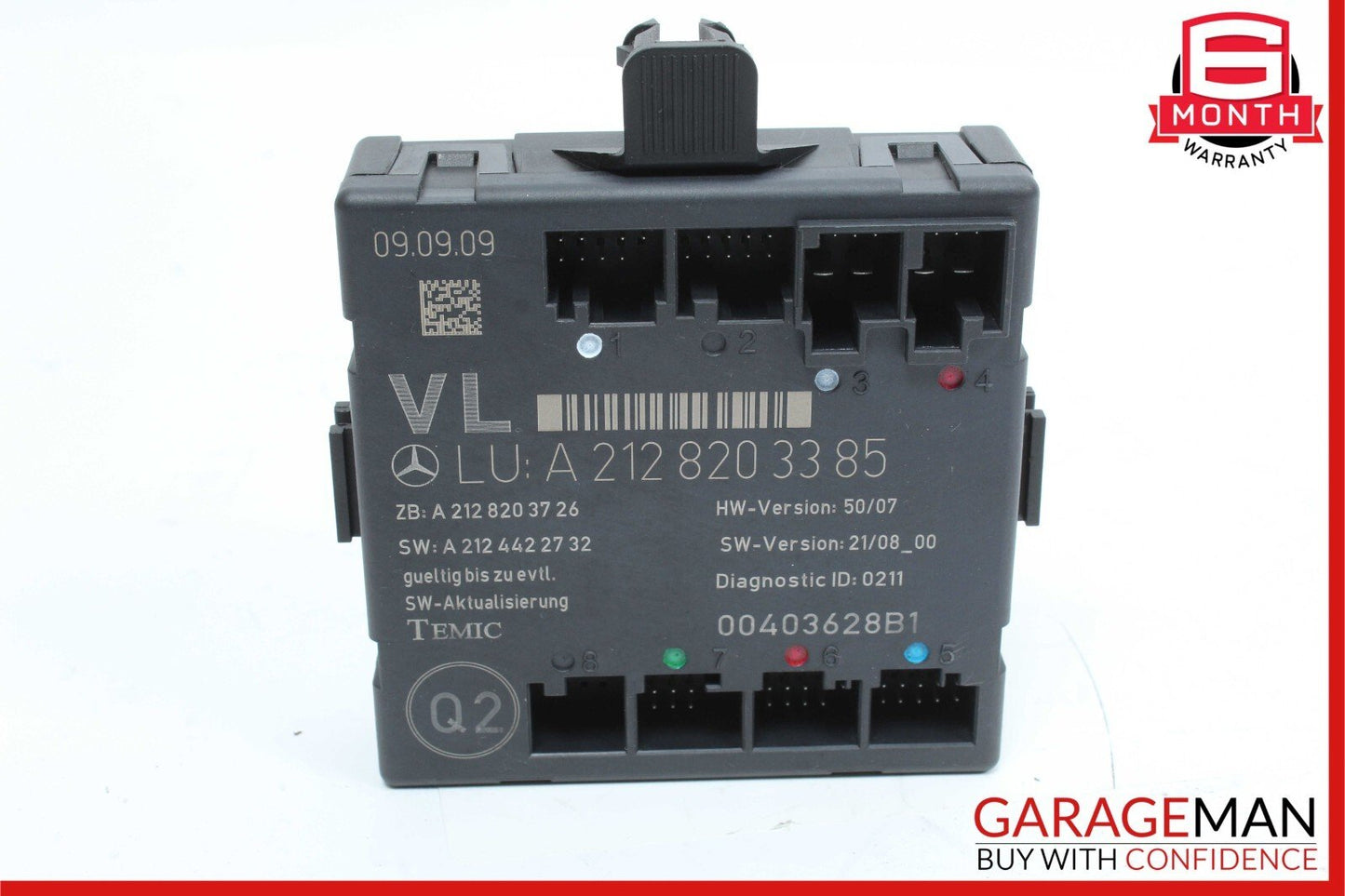 08-18 Mercedes CLS400 E400 E550 C300 Front Left Side Door Control Module Unit
