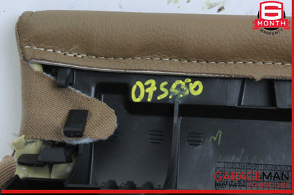 07-09 Mercedes W221 S550 S600 Rear Seat Cushion Armrest Top Cover Brown OEM