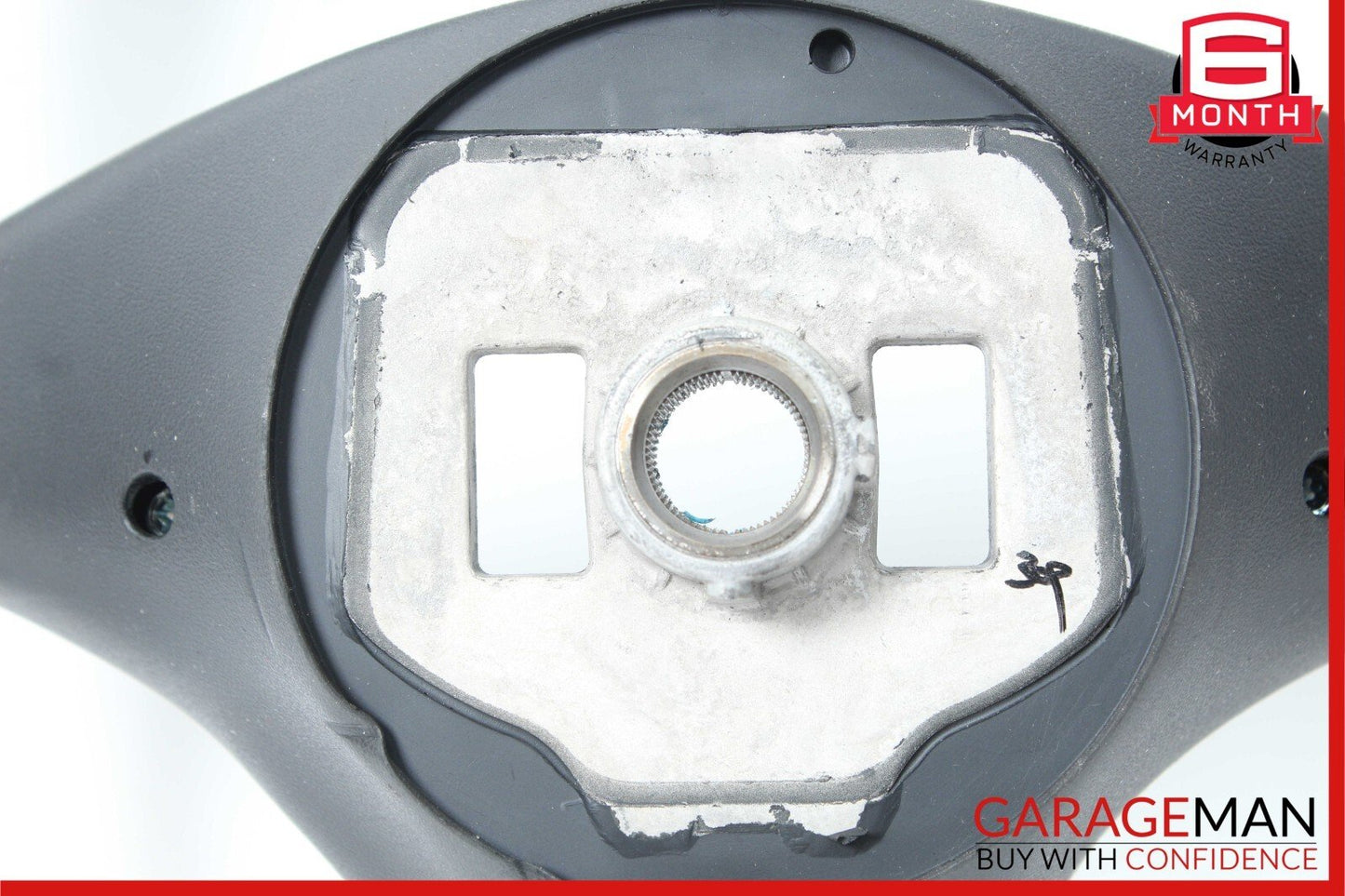 08-11 Mercedes W204 C300 3 Spoke Steering Wheel Leather Black 2044603203 OEM
