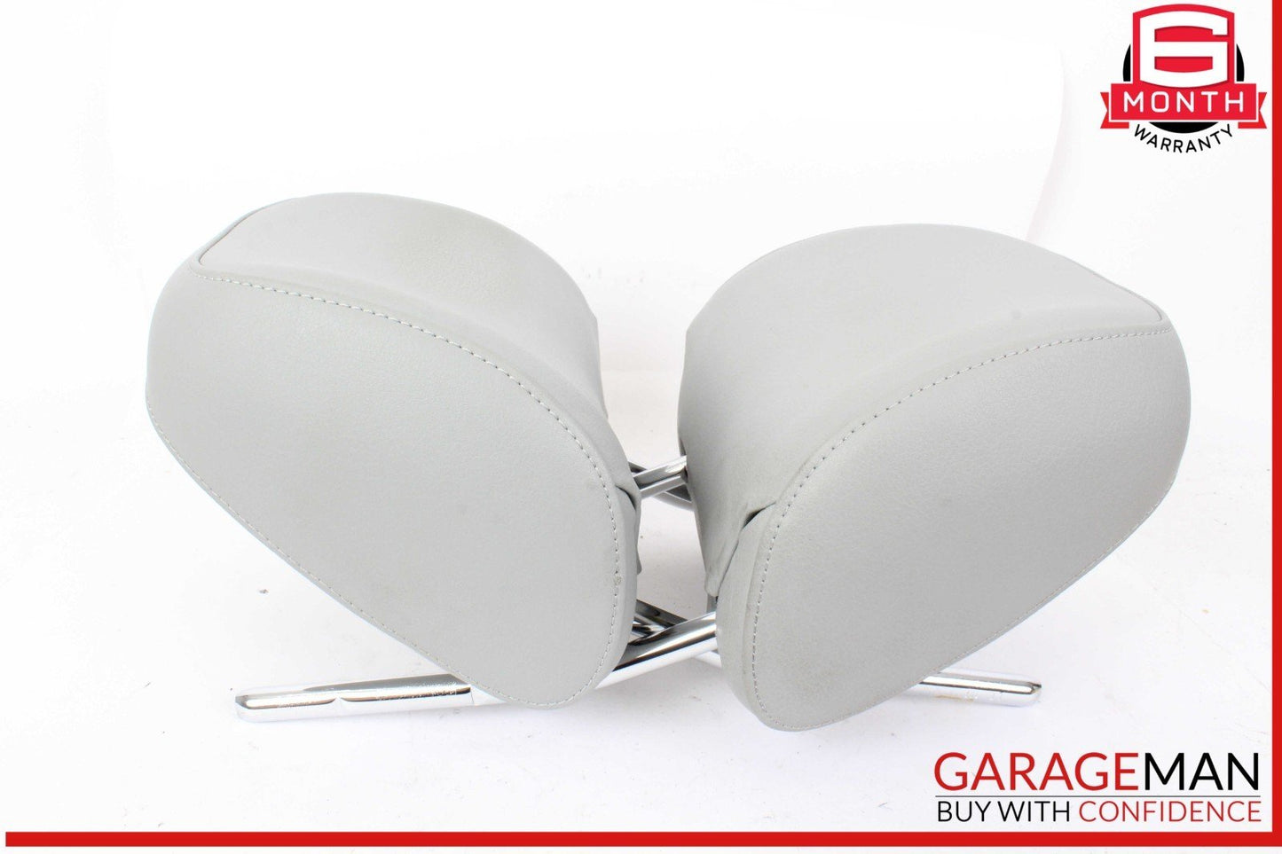 13-16 Audi A4 Front Right and Left Side Headrest Head Rest Gray 8K0881901 OEM
