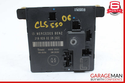 06-11 Mercedes W219 CLS500 Rear Left Door Control Module 2198200226 OEM