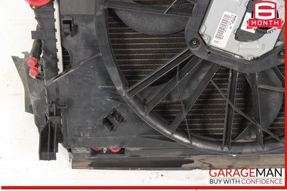 03-09 Mercedes W211 E350 Engine Motor Cooling Fan Radiator A/C Condenser Assy