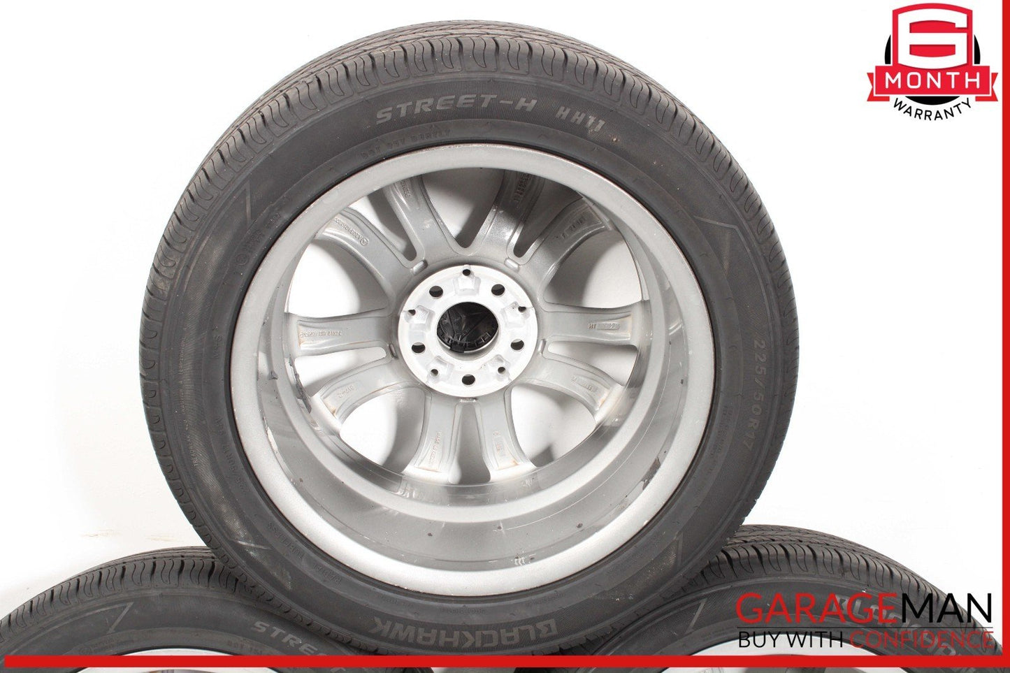 15-18 Mercedes W205 C300 Complete Wheel Tire Rim Set of 4 Pc 7Jx17H2 ET48.5 OEM