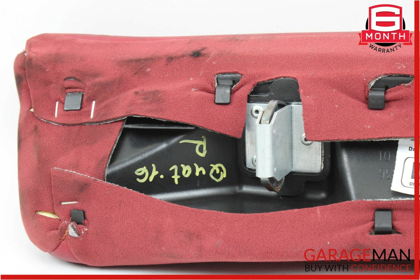 14-18 Maserati Quattroporte Rear Right Side Seat Bolster Cushion Pad Cover Red