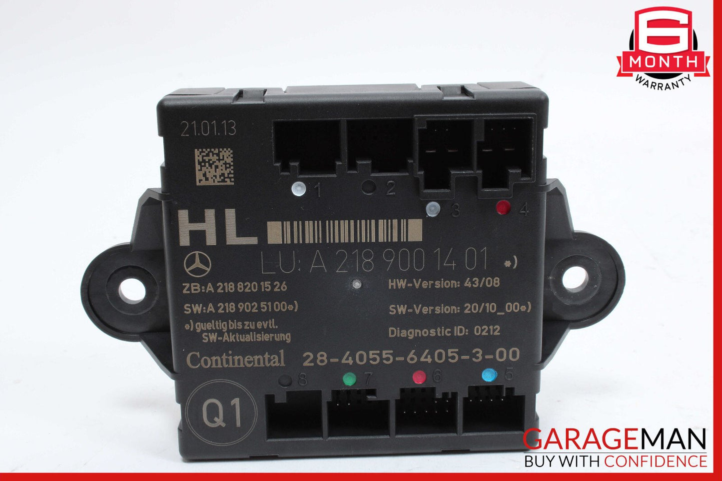 08-18 Mercedes X204 GLK250 CLS550 Rear Left Side Door Control Module Unit OEM
