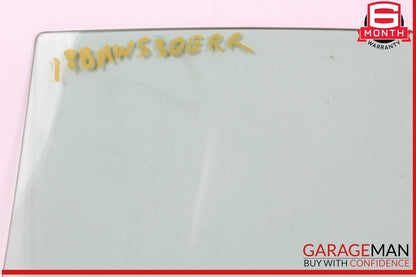 17-20 BMW 530E Rear Right Passenger Side Door Window Glass OEM