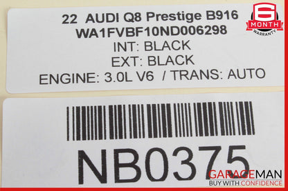 19-23 Audi Q8 Tailgate Liftgate Back Door Rear Wiper Motor OEM