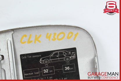98-03 Mercedes W208 CLK430 CLK320 CLK55 Fuel Gas Tank Door Lid Cover Silver OEM