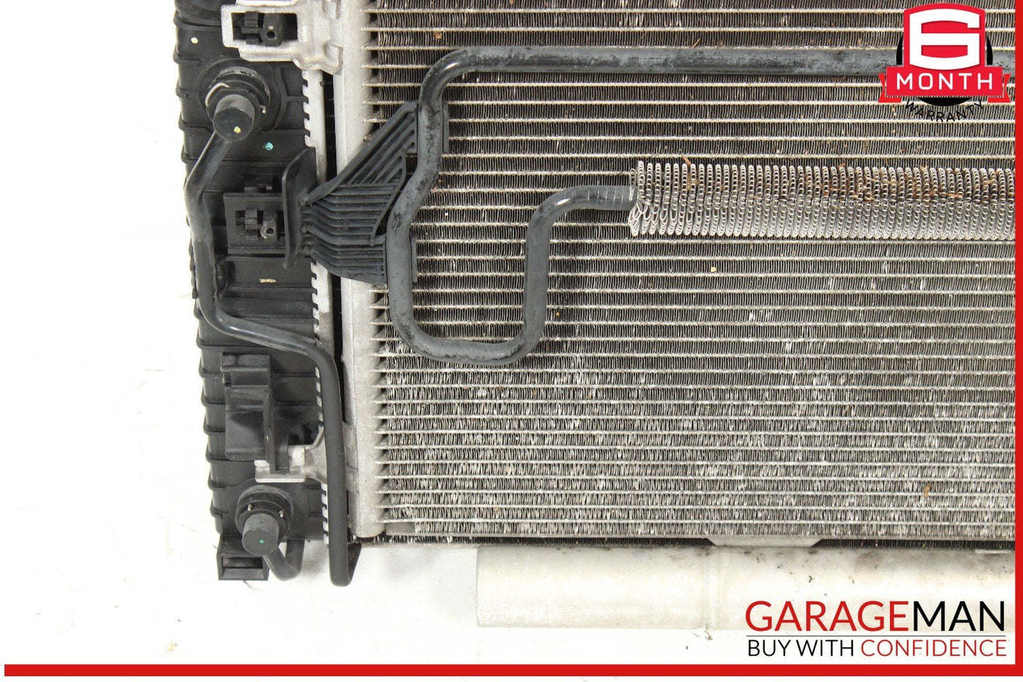 06-09 Mercedes W219 CLS500 Engine Cooling Radiator AC A/C Condenser Fan Assy