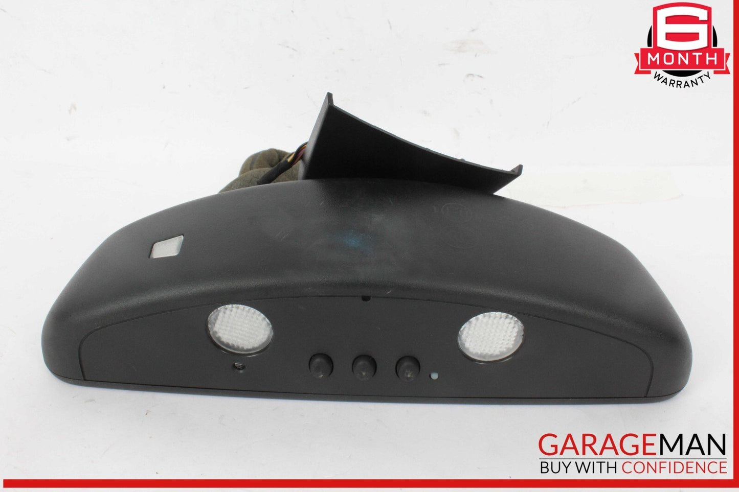 12-17 Mercedes W204 C250 C300 E350 Top Upper Interior Rear View Mirror Black OEM