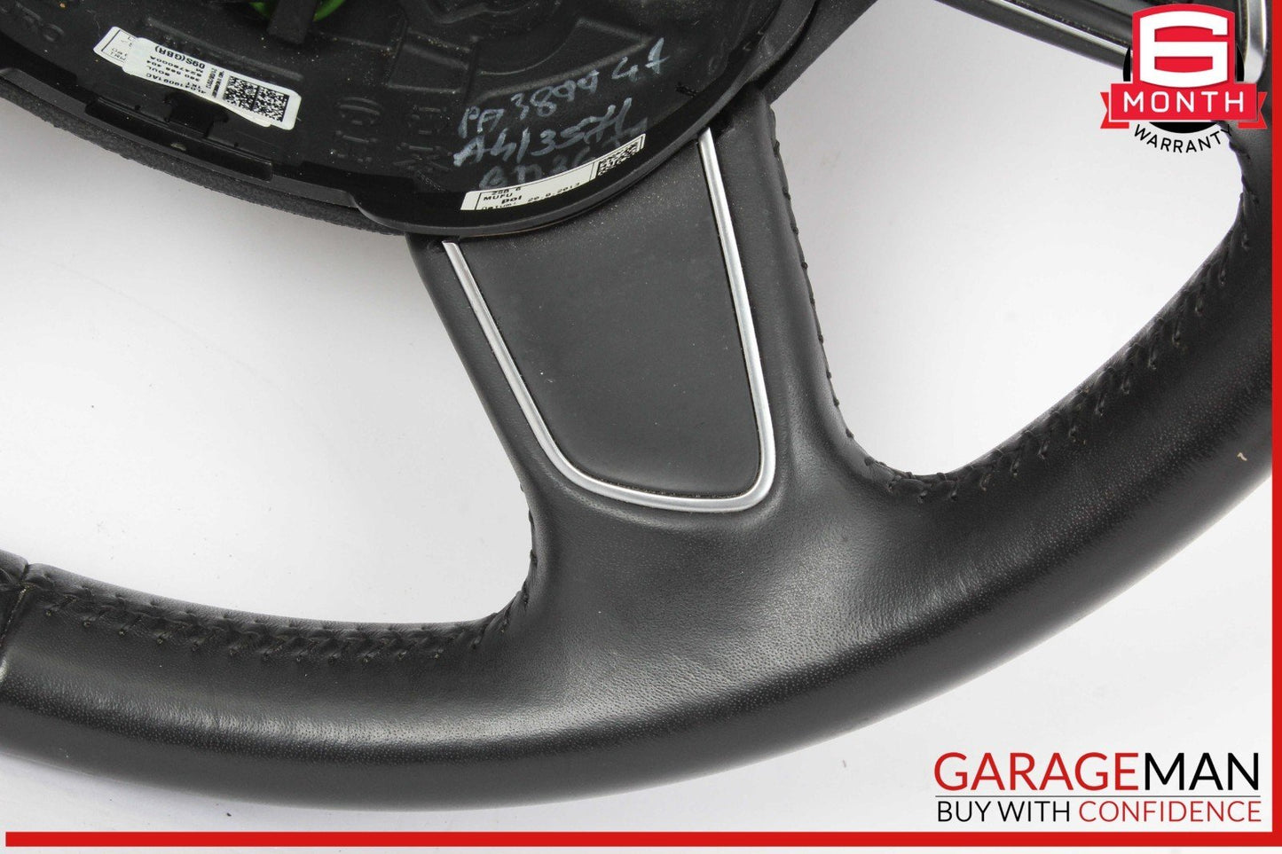 13-16 Audi A4 Front Left Driver Side Steering Wheel Black 4L0419091AC OEM