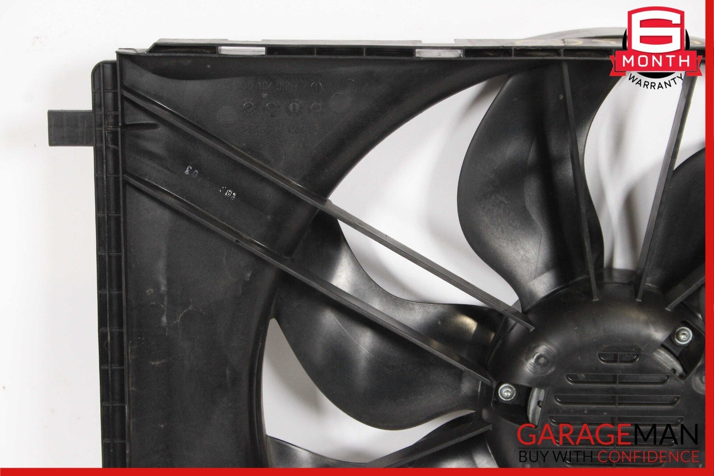 08-18 Mercedes W204 C250 C300 Engine Radiator Cooling Fan Shroud Motor Assy