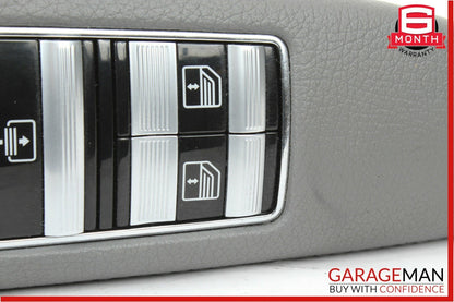 07-13 Mercedes W221 S550 Rear Left Side Door Window Switch Control Trim Grey