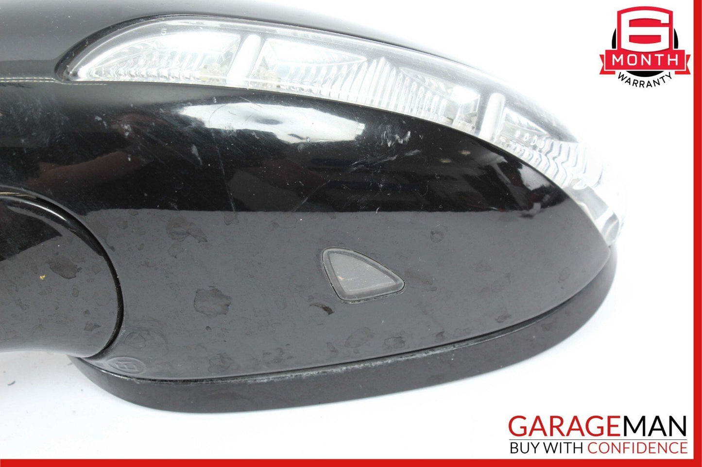 07-09 Mercedes W221 S550 S65 AMG Front Left Side Mirror Door Rear View Black OEM