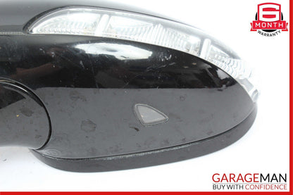 07-09 Mercedes W221 S550 S65 AMG Front Left Side Mirror Door Rear View Black OEM