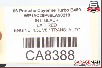 03-06 Porsche Cayenne Turbo 955 A/C AC Air Conditioning Compressor Pump OEM