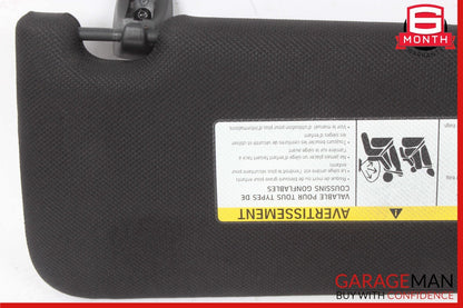11-16 BMW 550i 535i 528i Left Passenger Side Sun Visor