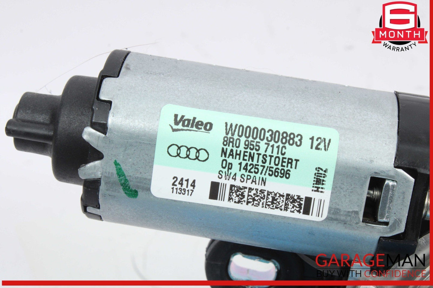 13-17 Audi Q5 SQ5 Rear Windshield Tailgate Liftgate Wiper Motor 8R0955711C OEM