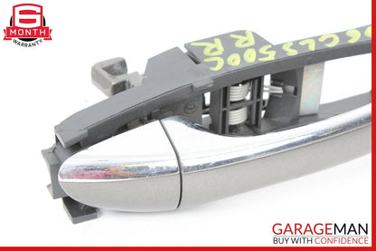 06-11 Mercedes W219 CLS500 Rear Right Side Exterior Door Handle Indium Gray OEM