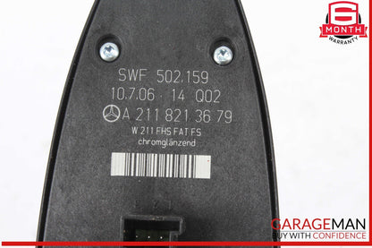 03-11 Mercedes W219 CLS63 AMG E320 E500 Master Window Switch Front Left Side OEM