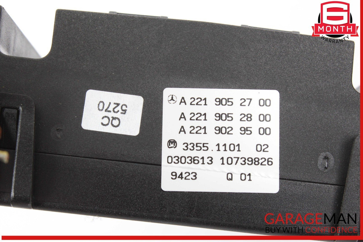 07-14 Mercedes W221 S400 Hybrid A/C AC Heater Climate Control Switch OEM