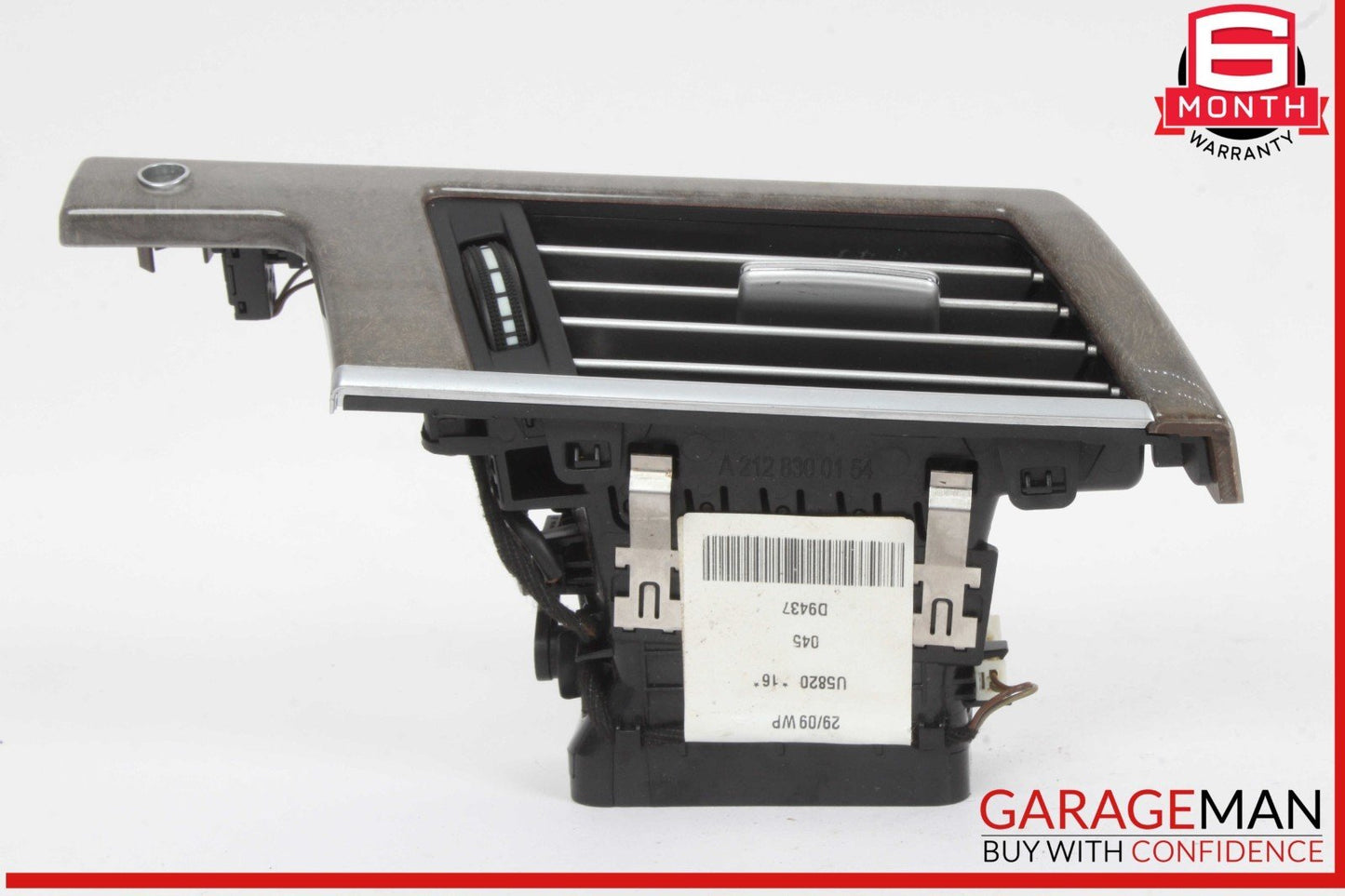 10-13 Mercedes W212 E350 Dashboard Dash AC A/C Air Vent LeftÂ Trim 2128300154 OEM