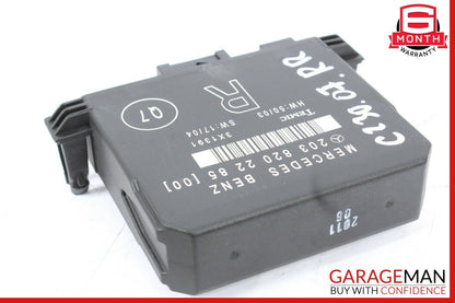 01-07 Mercedes W203 C230 C350 Rear Right Passenger Side Door Control Module Unit