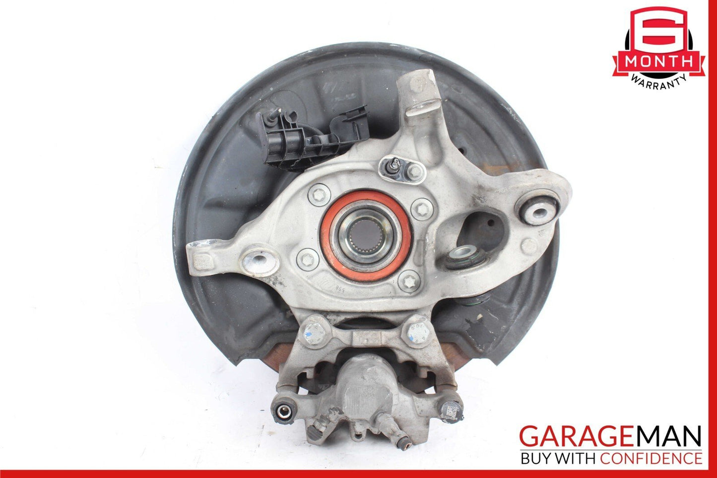 08-15 Mercedes W204 C250 Rear Left Spindle Knuckle Hub Bearing w/ Brake Rotor