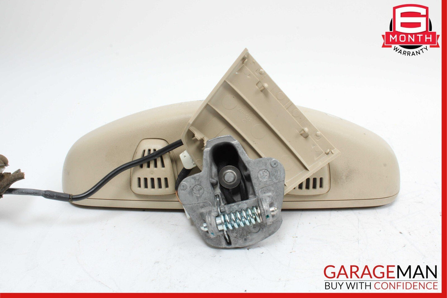 08-14 Mercedes W204 C300 C250 Front Top Upper Rear View Mirror Assy Beige OEM