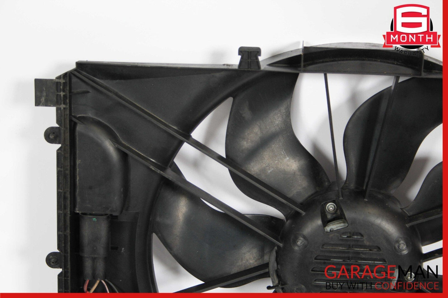 08-18 Mercedes E350 GLK350 SLK350 Engine Radiator Cooling Fan Motor Shroud Assy