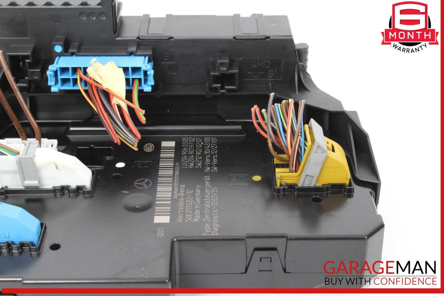 12-14 Mercedes W204 C250 C350 Rear SAM Module Relay Fuse Box Assembly OEM