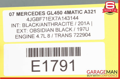 03-11 Mercedes X164 GL450 CLS350 ML550 Front Right Side Seat Control Module OEM