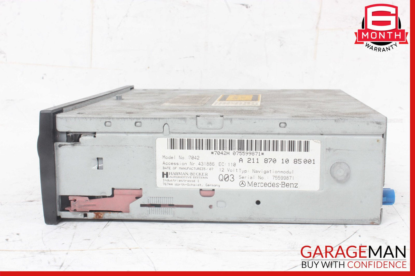 03-11 Mercedes W211 E320 E500 SLK350 Car Navigation DVD CD Player GPS Harman OEM