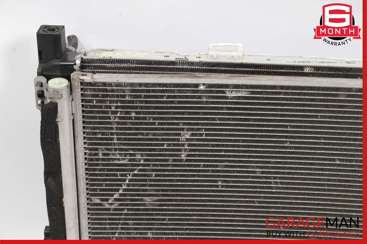 09-11 Mercedes R171 SLK300 Engine Cooling Radiator AC A/C Air Condenser Assembly