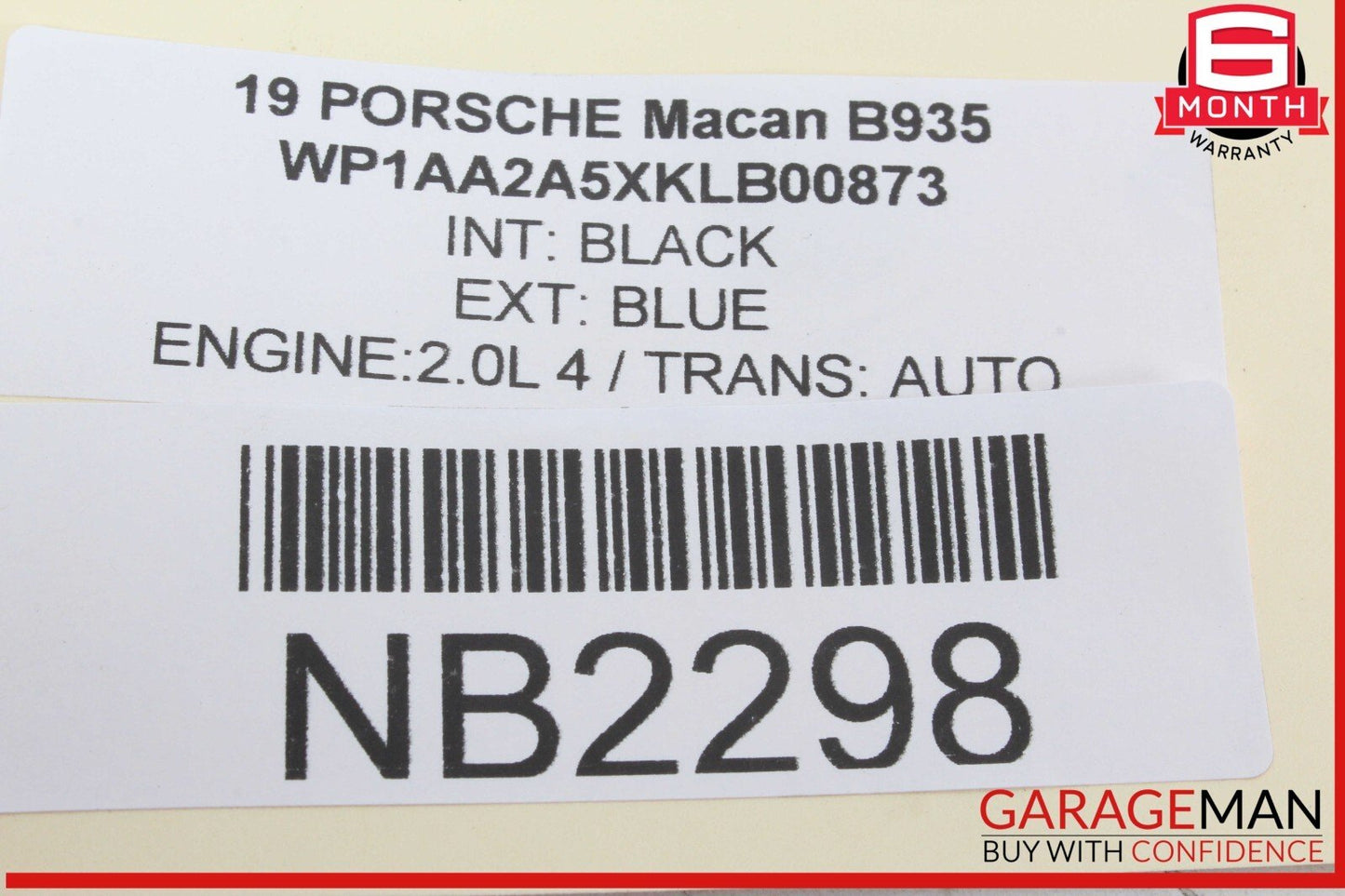 15-24 Porsche Macan 95B Rear Left Driver Side Door Lock Latch Actuator OEM