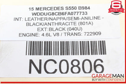 11-20 Mercedes W222 S550 S63 Engine Knock Sensor Set of 2 2789050000 OEM