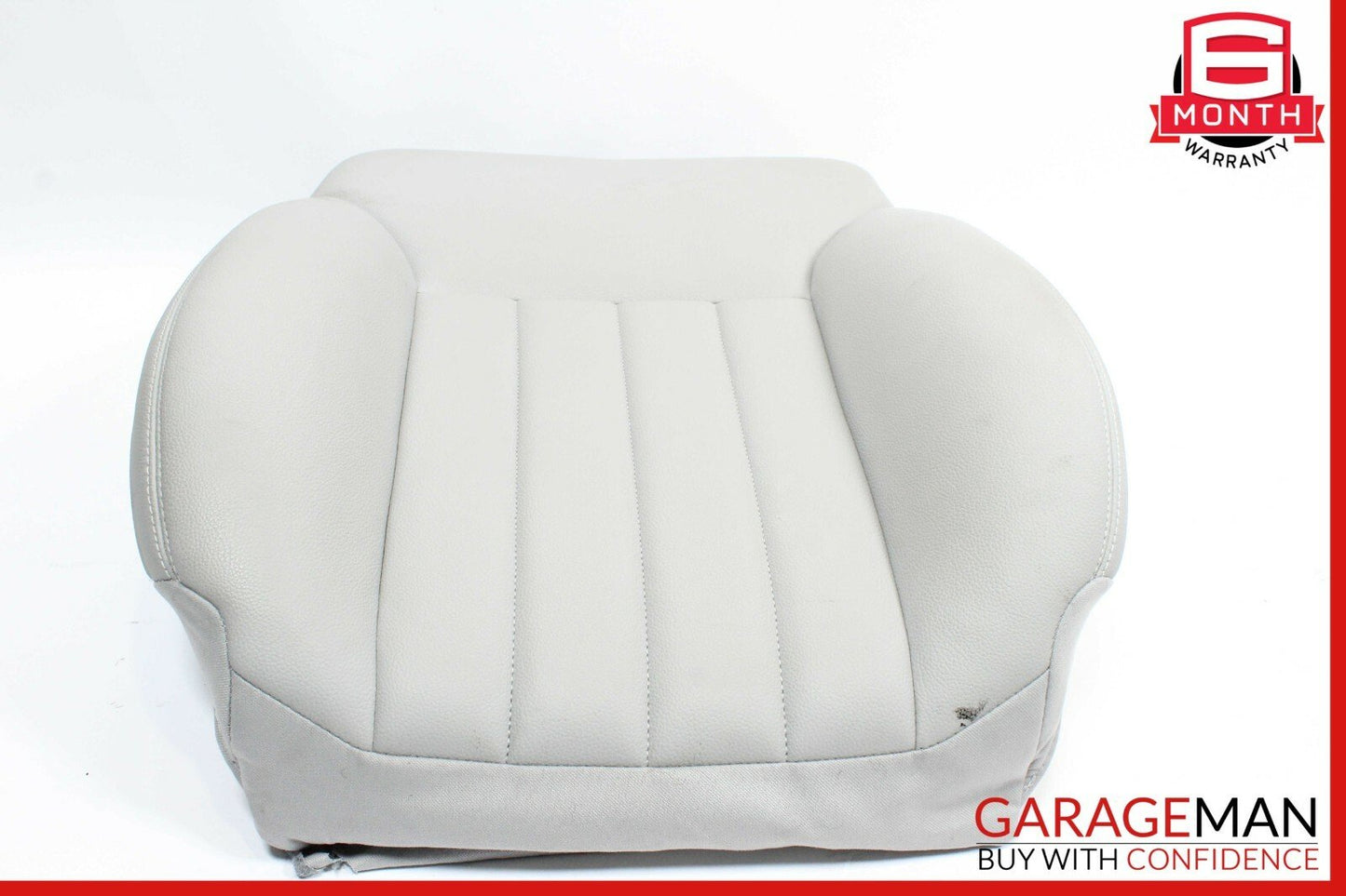 06-10 Mercedes W251 R350 Front Right Side Top Upper Seat Cushion Leather Gray